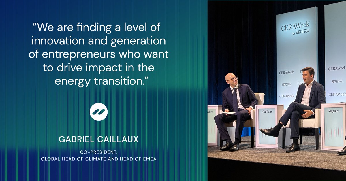 In a panel at #CERAWeek, GA’s Co-President & Global Head of Climate, Gabe Caillaux, spoke about how the structure of the funding market is taking shape in the energy transition. As growth investors, we are passionate about the significant opportunities in climate technology.