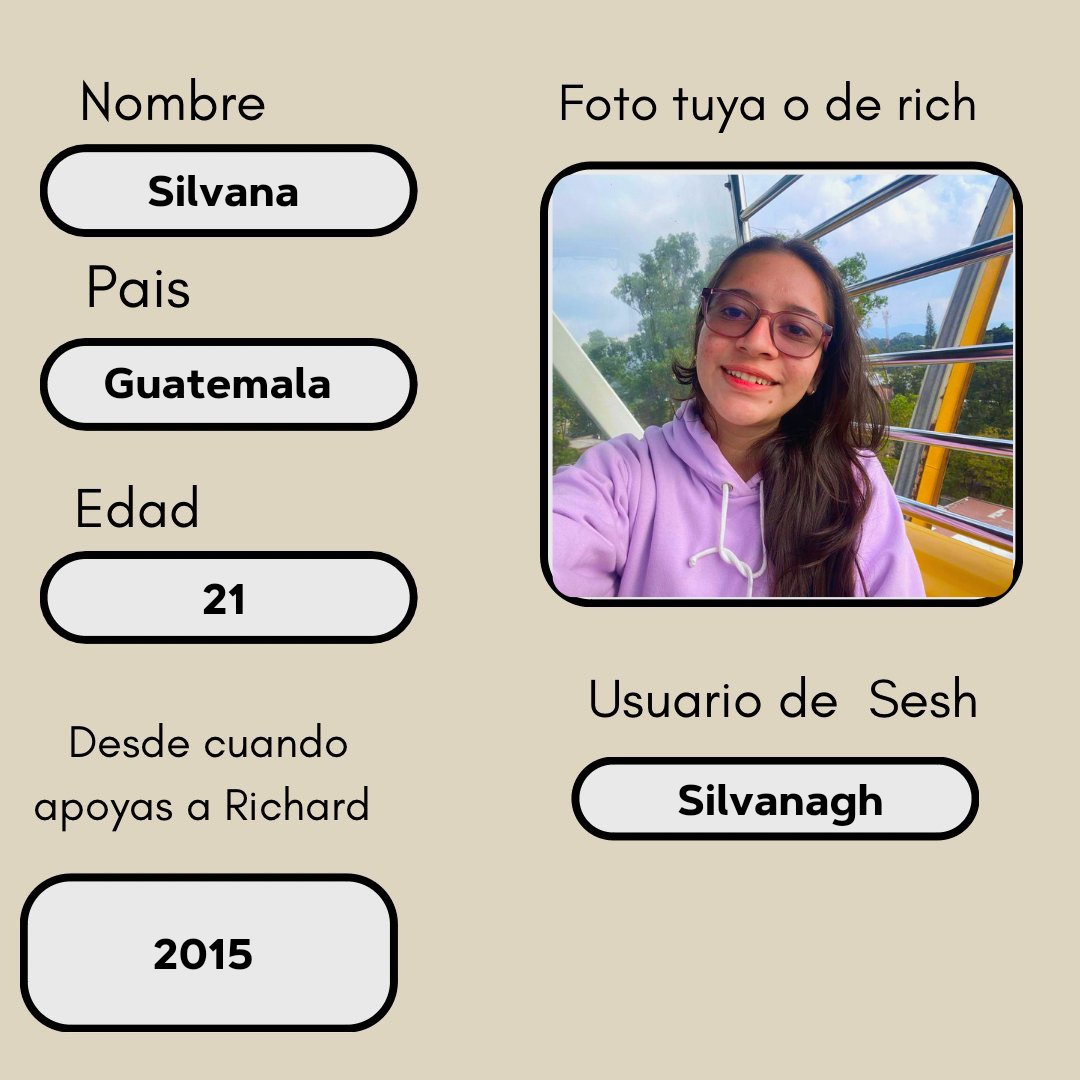 EBsilvanaCV's tweet photo. Ansiosa por este nuevo comienzo, te quiero muchísimo @yoitsrich22 🤎

#RichxSesh
#RichIsComing 
@RichardCamxofc https://t.co/FNCUQYGHoq