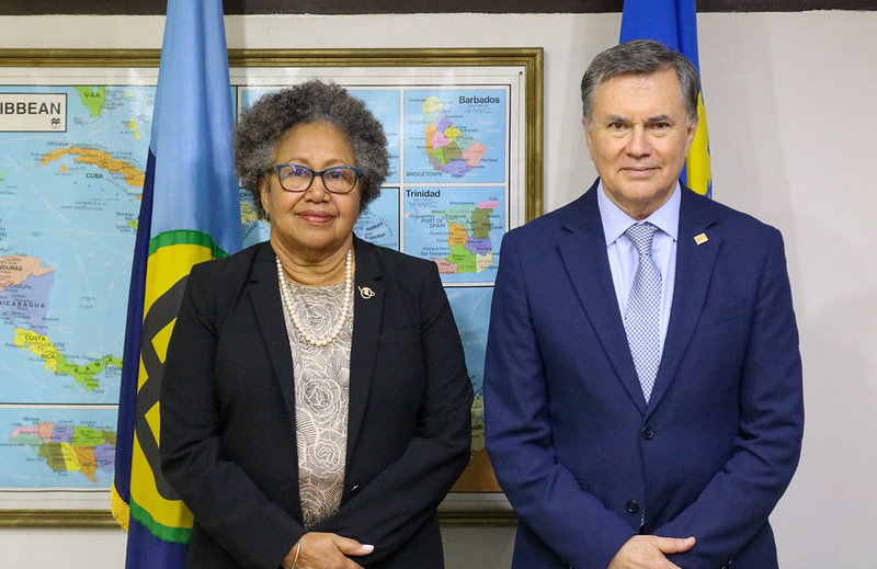 On Mon 18 Mar I received Dr Manuel Otero, Director General @manueloteroIICA. We discussed collaboration for rural development, food & nutrition security and building economic resilience for #CARICOM, including through the 25 by 2025 Initiative.
