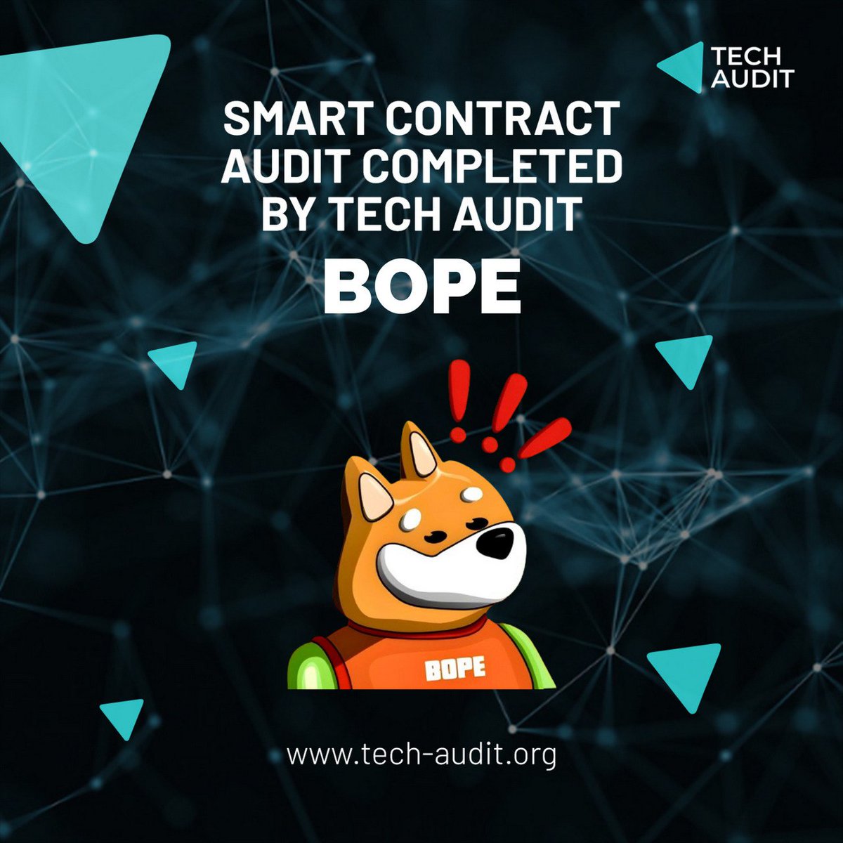 Hey there dear community members! $BOPE (@bopeonsol) is audited and listed, check the report by link below.  

Projects website 🌐: 
bopeonsol.xyz

Audit link: github.com/Tech-Audit/Sma…

More info: tech-audit.org