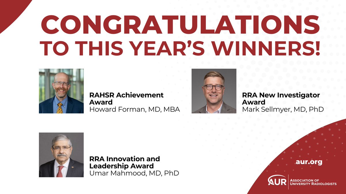 Congratulations to our exceptional recognition award winners! Your contributions in the fields of radiology education and research set an unmatched standard of excellence.
#AUR #APDR #RadEd #MedEd