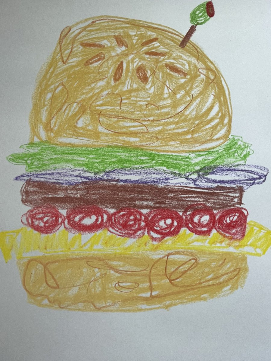 Burger 🍔 

#chalkpastels #doodle