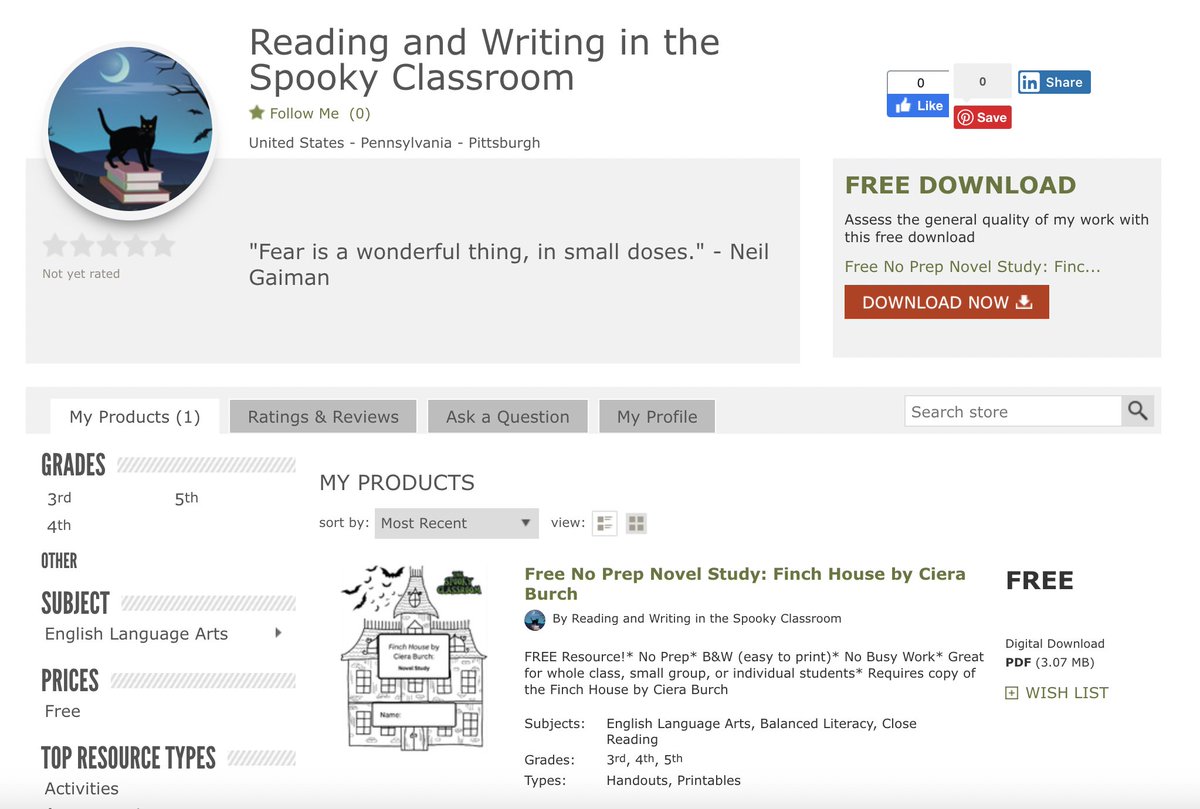 SpookyClassroom's tweet image. First Free No Prep Novel Study is posted on @teacherspayteachers! Please share with educators! 🖤

@cierasburch 

#educator #freeteacherresources #freeteacherstuff #spookymg #spookymgbooks #mghorror #librarians #homeschool #teacher