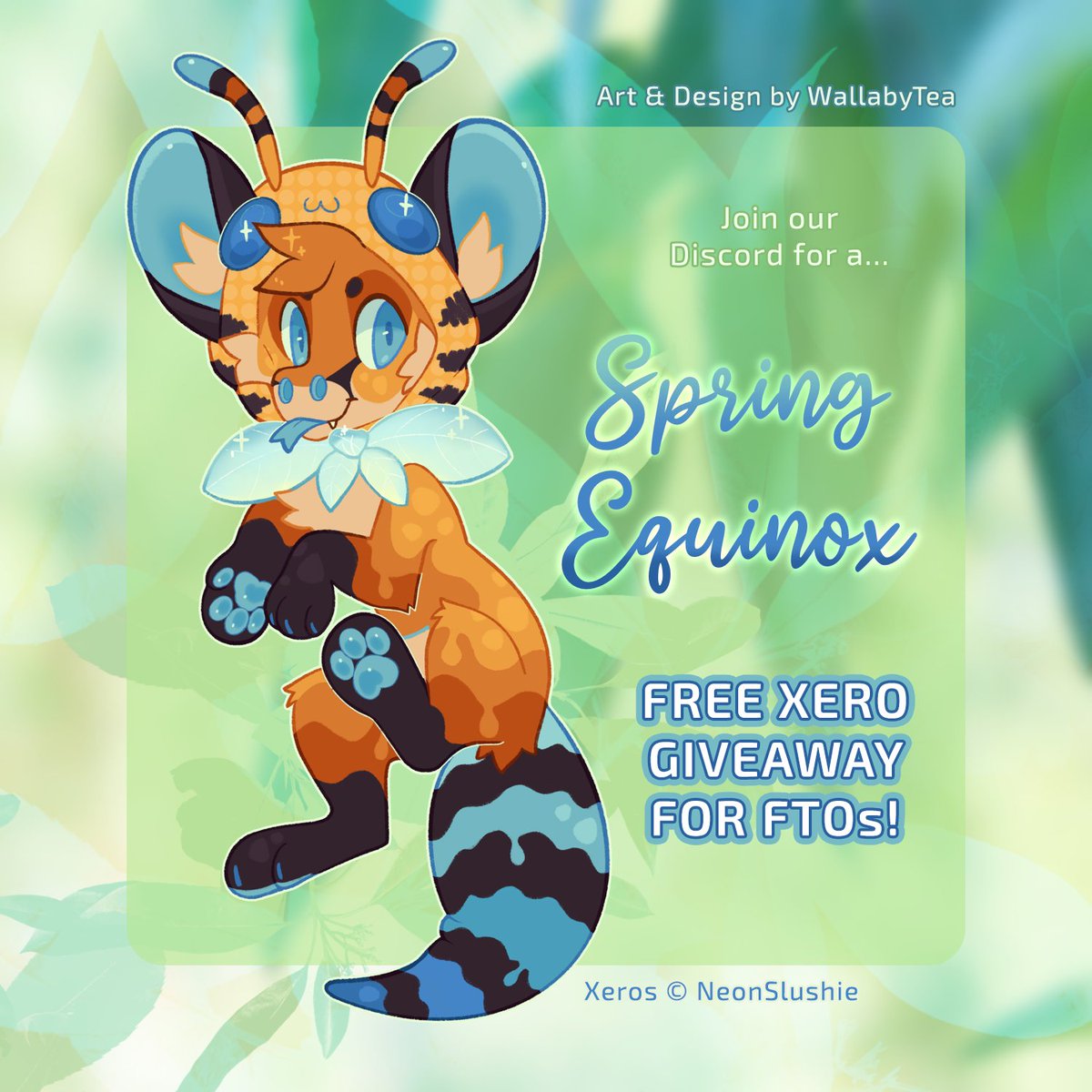🌱 What better way to celebrate the Spring Equinox but with a Free Xero Raffle?

🌷That’s right! This adorable Desert Xero is a raffle for FIRST TIME OWNERS! What a way to wander into our community!  

🌱 ENTER HERE! discord.gg/projectxero

 🌷 RTs APPRECIATED!