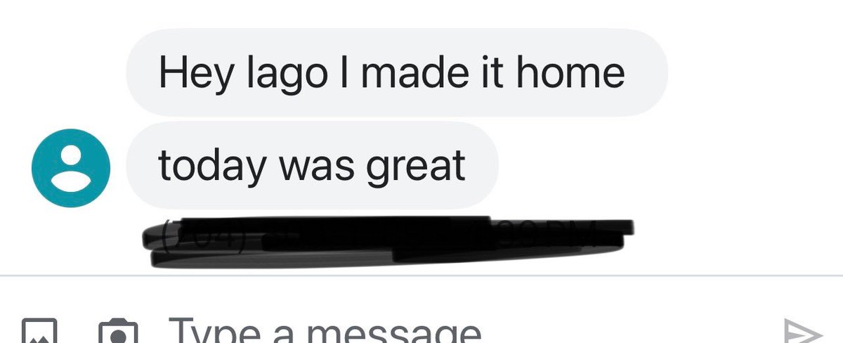 JLago16's tweet image. Short but sweet text from a student who returned to us after ALMOST giving up. This made my day and reminded me why I show up for these kids #phoenixfamily @DiazTeaching @UCPSNC @AGHoulihan @kevinplue @SouthProvSchool @drjayjones