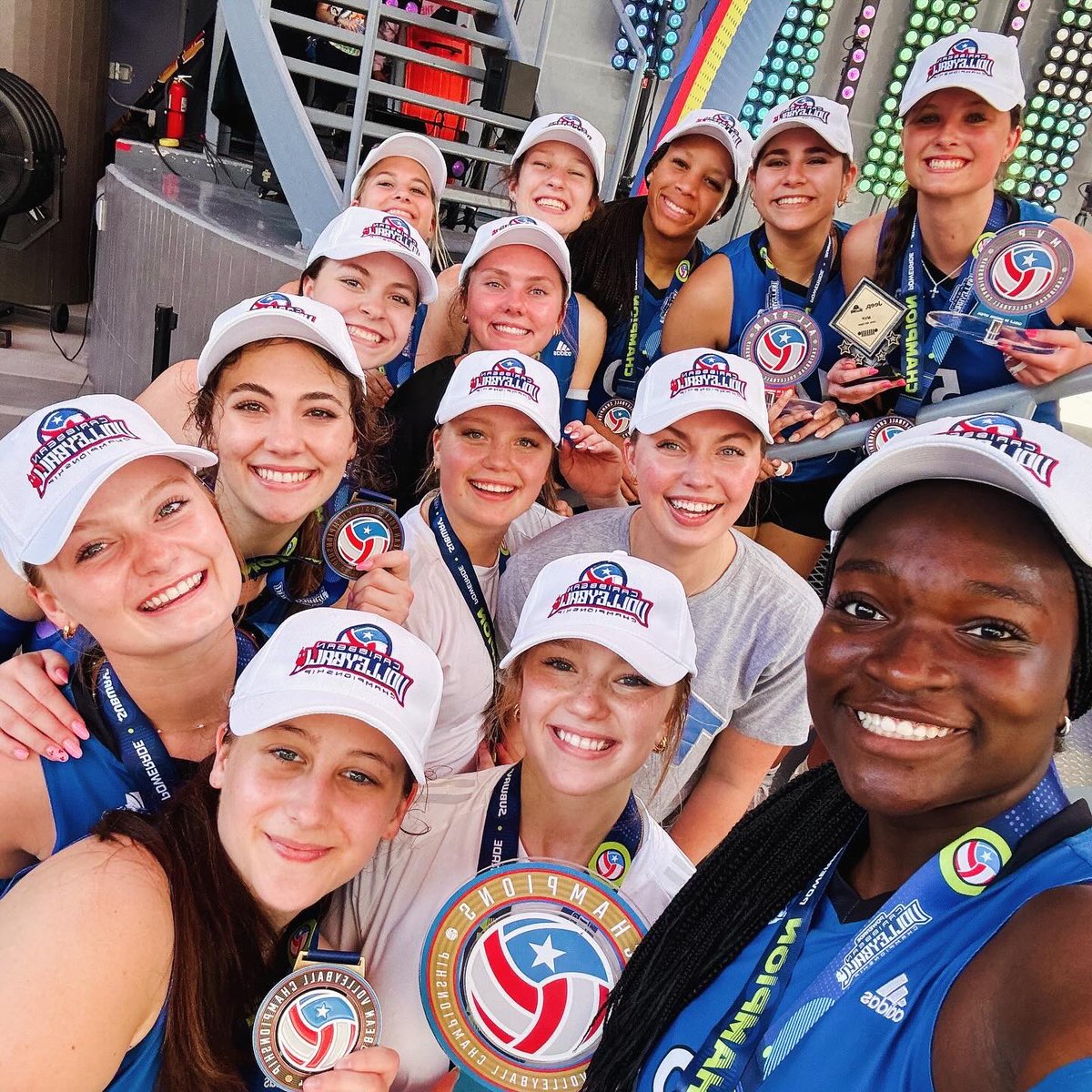 TAV Houston (@tavhouston) on Twitter photo ‼️CHAMPS‼️
Congrats to 18 Adidas on a fantastic run at CVC in Puerto Rico! A weekend of fierce competition to bring home the 18 Open title!🏆🥇 A special congrats to All-Star selection - Angelica Medina, and 18 Open MVP - Caelyn Emmerling! Great job 18A!💙
#TAVFam
#TAVHou18Adidas ‼️CHAMPS‼️
Congrats to 18 Adidas on a fantastic run at CVC in Puerto Rico! A weekend of fierce competition to bring home the 18 Open title!🏆🥇 A special congrats to All-Star selection - Angelica Medina, and 18 Open MVP - Caelyn Emmerling! Great job 18A!💙
#TAVFam
#TAVHou18Adidas