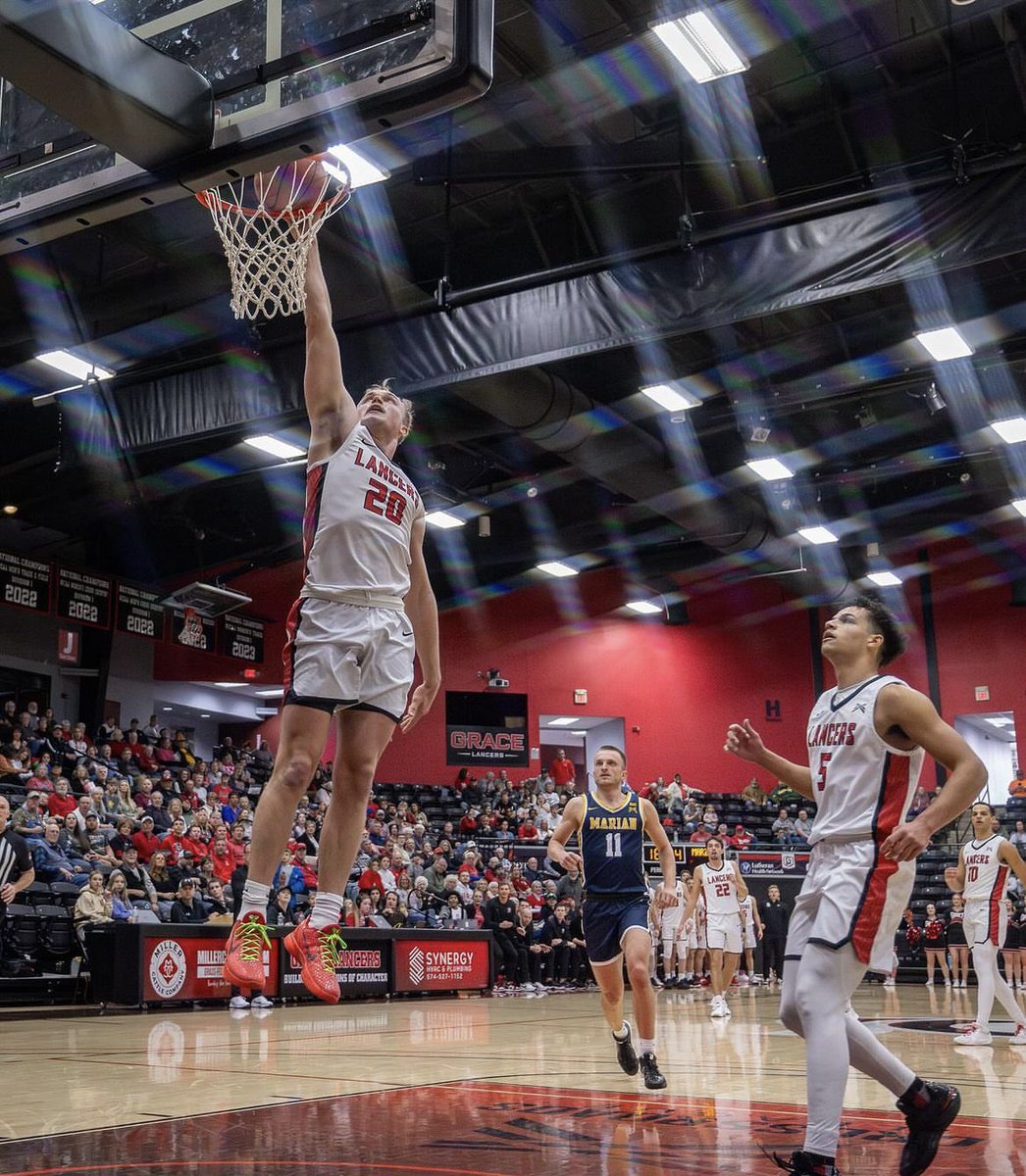 “It was the best decision of my life to come here,” Wadding said, his slice of the net tucked behind his right ear. “Close to home, love the coaches, love the teammates. The best stadium in NAIA right now is right here in Winona Lake. Yeah, it’s the best decision of my life.” ❤️
