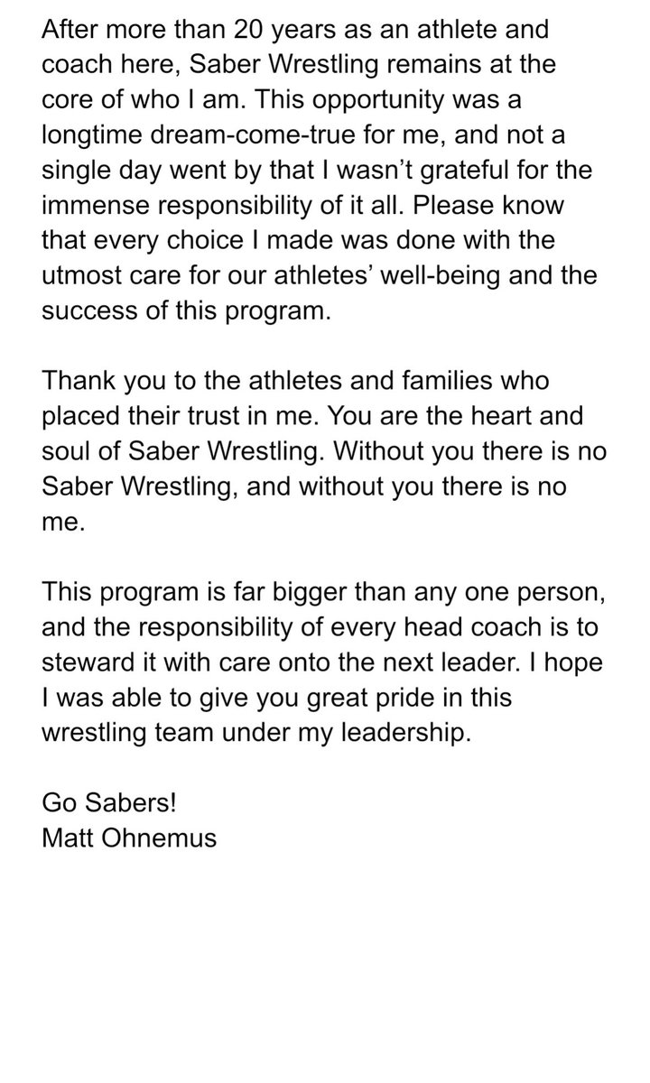 Thank you @SabersWR for everything you’ve given me.