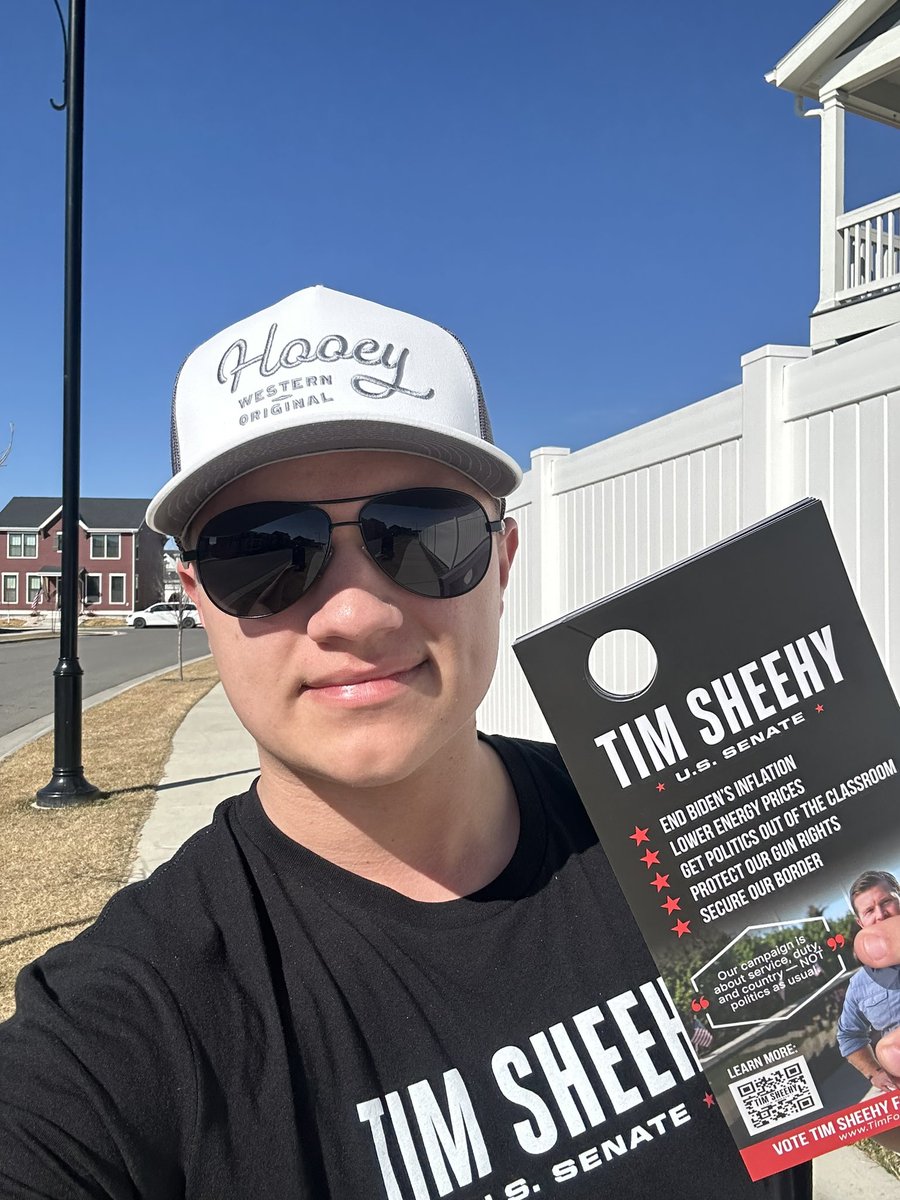 Having a great day knocking doors for our next United States Senator @SheehyforMT 🇺🇸🐘

Together in November we will retire Jon Tester!!!🇺🇸🇺🇸🇺🇸

#retiretester #beatbiden