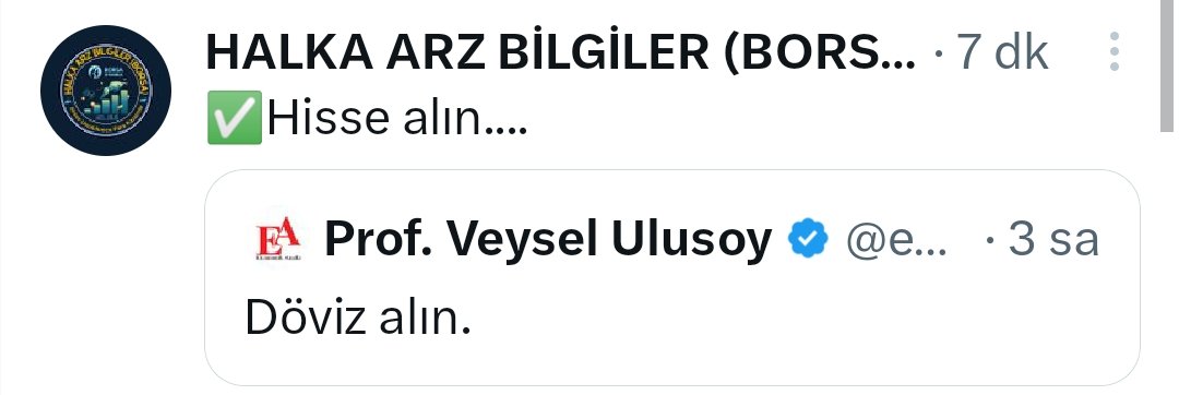 Dövizli Hisseler alın..
