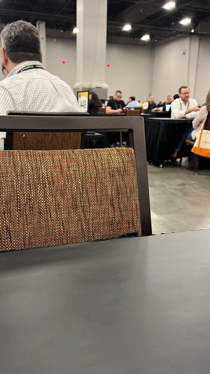 Being stood up at #shoptalk table talks. If someone wants to come meet me I’m at 447.