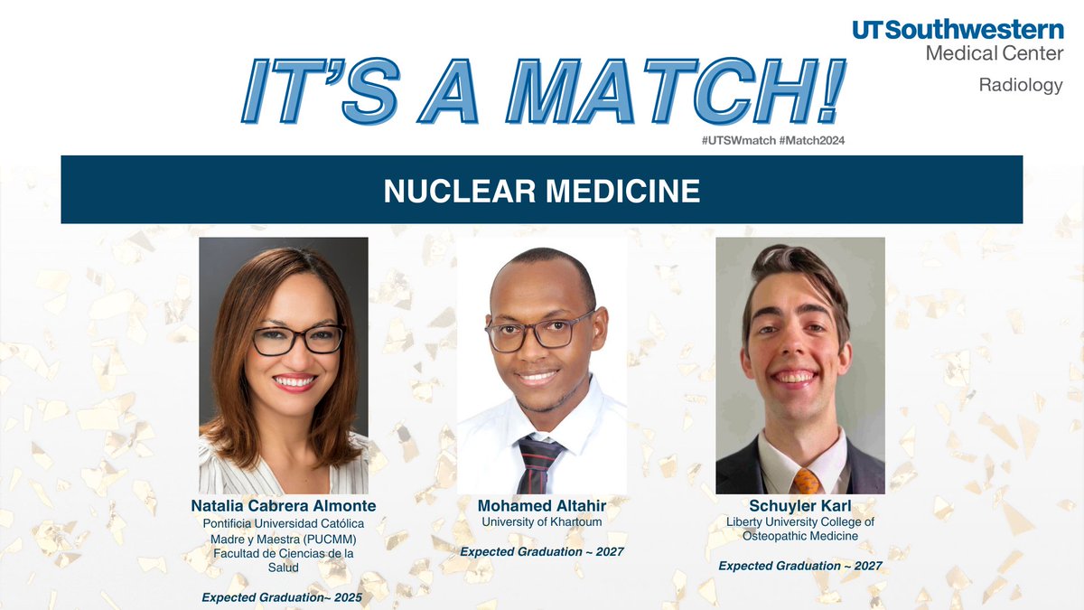 We are excited to announce our #nuclearmedicine matches this year! We are looking forward to working with these outstanding doctors! #matchday #radiology #radiologylife #radiologystudent #radiologyeducation #nuclearradiology #nucmed