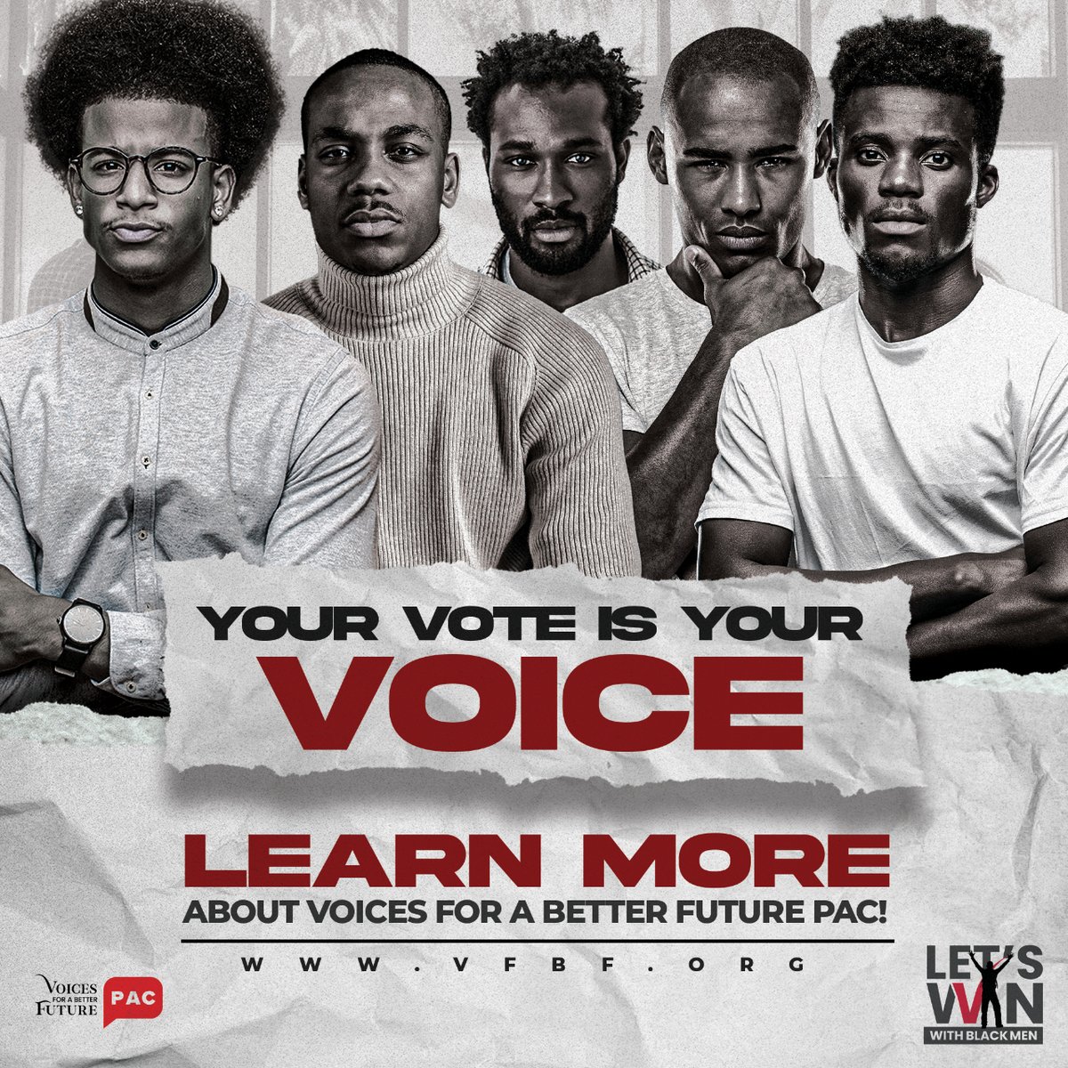 Kendowell's tweet photo. YOUR VOTE IS YOUR VOICE! Don't let them shut you up! Register to vote and show up this election season! We are counting on YOU! #blackvote #blackmenmatter #blackvoices #yourvoice #community #vfbf https://t.co/O1hgMT1KcH