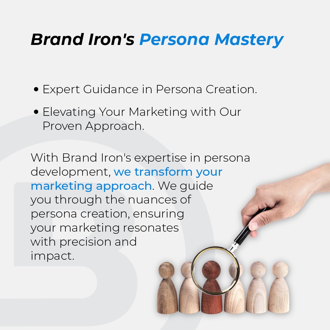 🚀 Boost Sales with Targeted Personas: Precision in persona creation is key to elevating marketing automation, resulting in stronger campaign resonance and increased revenue. Utilize Brand Iron's insights for effective persona-driven marketing. #PersonaPower #MarketingSuccess