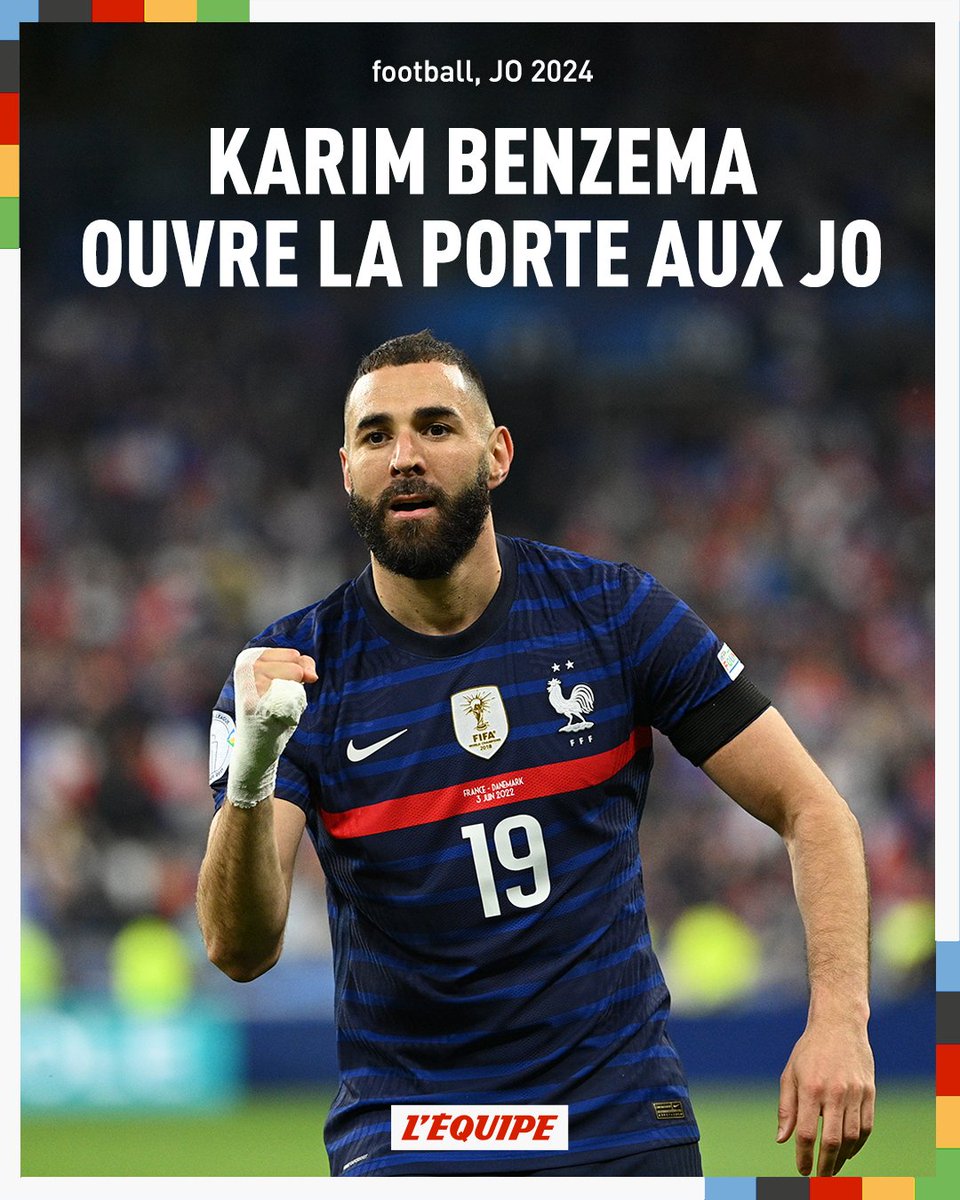Karim Benzema ouvre la porte aux JO avec l'équipe de France > ow.ly/Wkkn50QXf5e