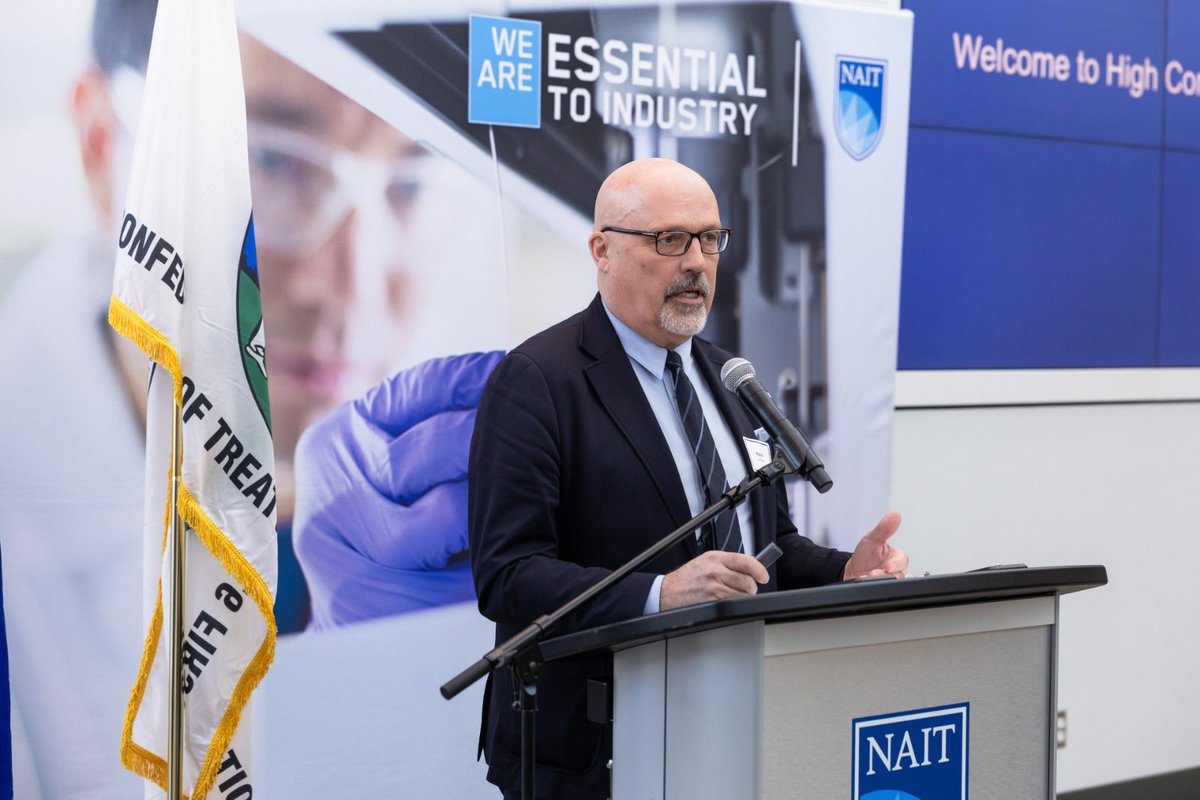 HCI_Ottawa's tweet photo. High Commissioner Sanjay Kumar Verma visited Northern Alberta Institute of Technology (NAIT), Edmonton on 13th March 2024. He met with President & CEO Laura Jo Gunter & Team @NAIT consisting of faculty and administrators to explore collaborations. HC also interacted with Indian students. NAIT organized a campus tour for HC. @IndoCanadaCC Alberta Chapter and Chair @ravitaurus facilitated the visit. @MEAIndia @IndianDiplomacy @cgivancouver