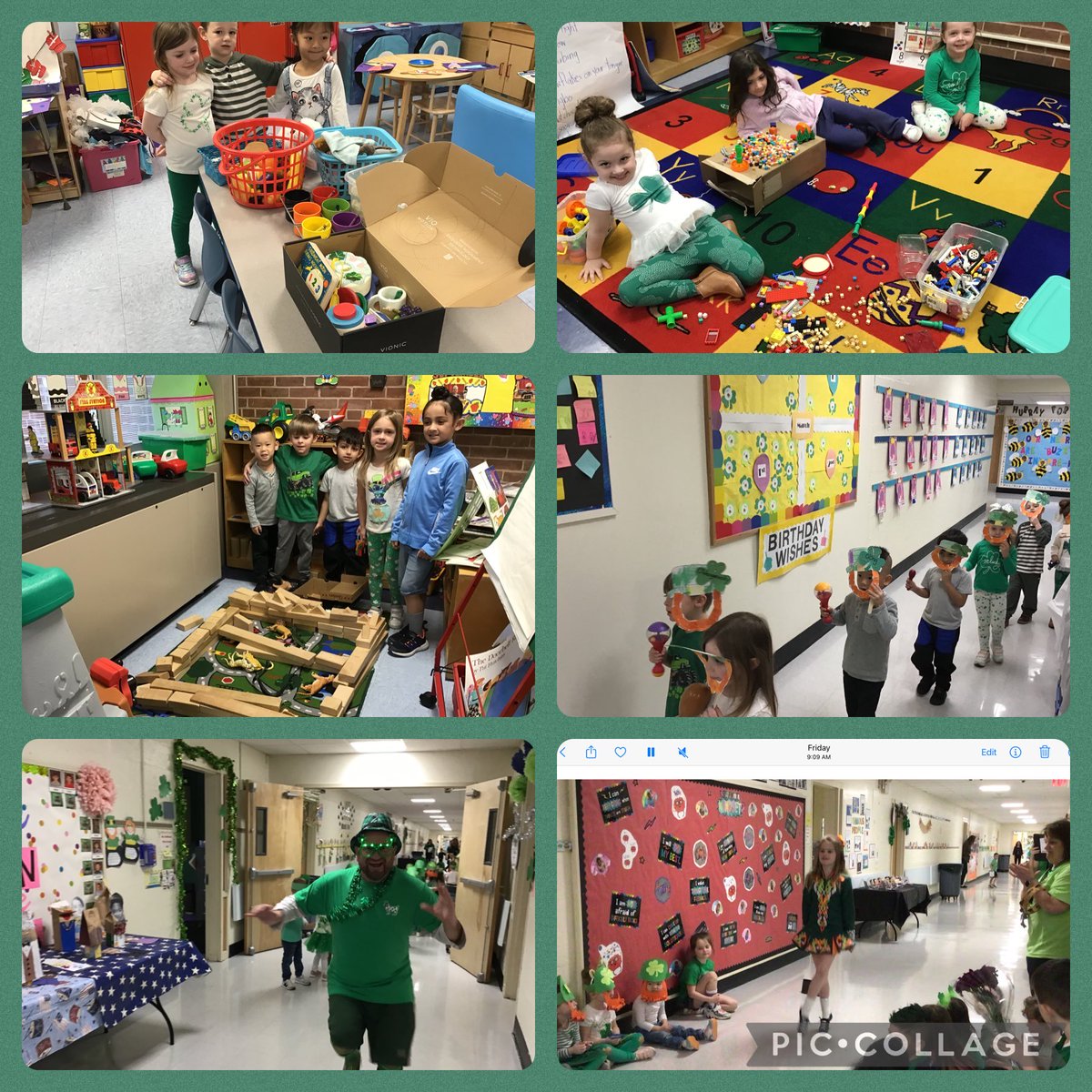 After building their traps to catch a leprechaun, Pre-K went on search  to find one! ☘️They did spot him but he was fast and got away! 💨However, they did see a beautiful and talented Irish dancer who entertained them with a magnificent dance!🩰🤗☘️💚💛<a href="/MeadowDriveElem/">Meadow Drive School</a>