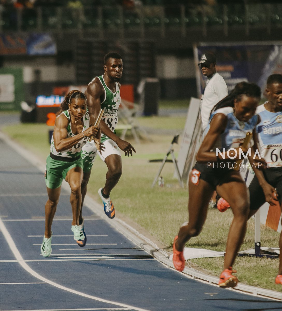 Irediageeft_o's tweet photo. Victory Against All Odds: ANOTHER GOLD MEDLA FOR TEAM NIGERIA !!!!! Team Nigeria Seizes Gold in Spectacular 4x400m Mix Relay Triumph! 🥇🇳🇬 #GoldenComeback #NigerianPride #africangames #africangames2023 https://t.co/7tRqFI0hEP