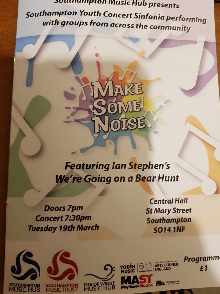 What a wonderful inclusive community concert at Central Hall. Thanks to all the school students in Southampton Youth Concert Sinfonia who played a great programme  and the school and community choirs who swelled the ranks.  We made some noise!
<a href="/MusicHubSouth/">Southampton MusicHub</a> 
@youthmusicMAST