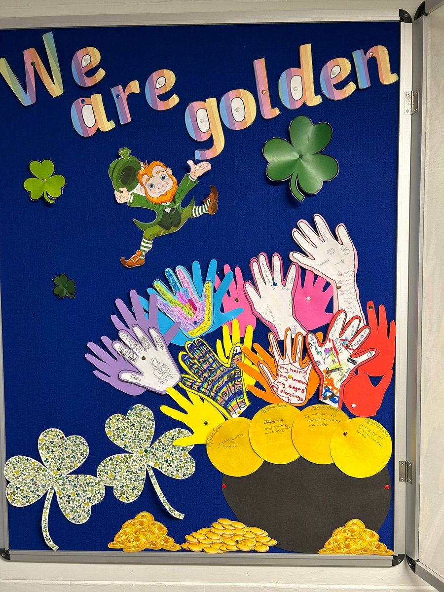 Our Post Primary students are most certainly golden. Come by the school noticeboards to get a better look at the amazing golden moments they wrote and drew about. @CHI_Ireland @HOPEteacherEU #Wellbeing