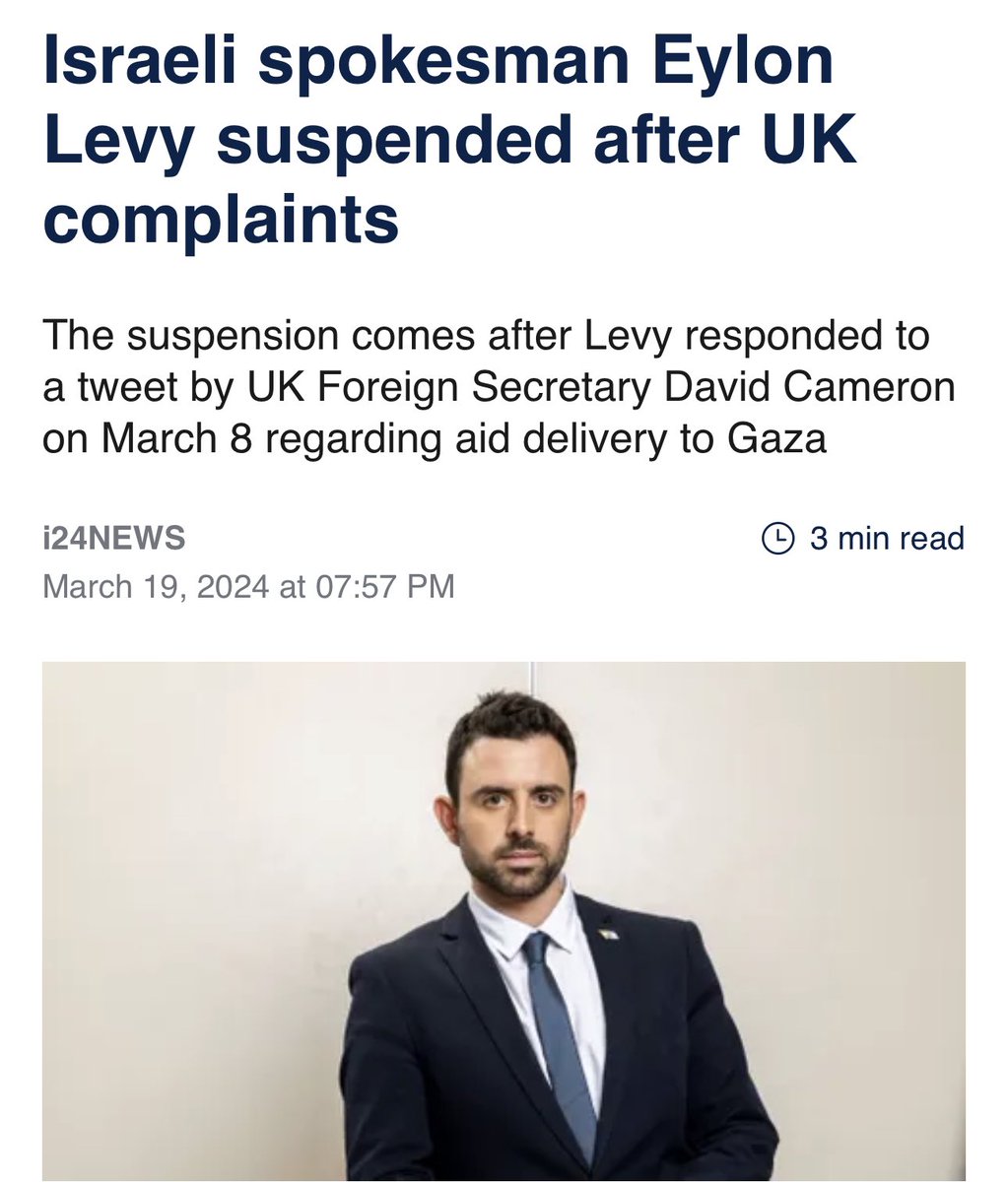 Everyone laugh at <a href="/EylonALevy/">Eylon Levy</a> 😂🫵