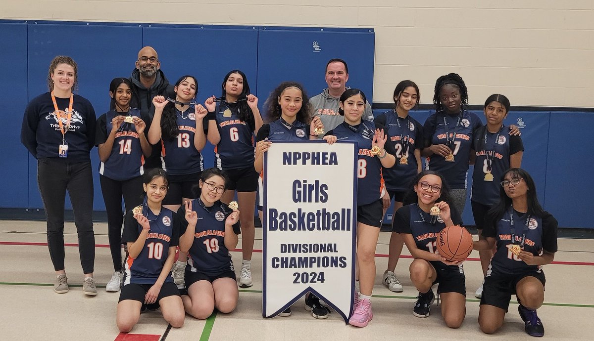 Jason_Stumpf's tweet photo. The picture says it all! @TribuneDrive Senior Girls team brought home the banner! Perfect 5-0 record! Way too gooooo! This was a full team effort! Girls, we aren't done yet! One more tourny to go! @hpe4pdsb @npphea @PHECanada @opheacanada @PlayInPeel https://t.co/K77EdMZNgQ