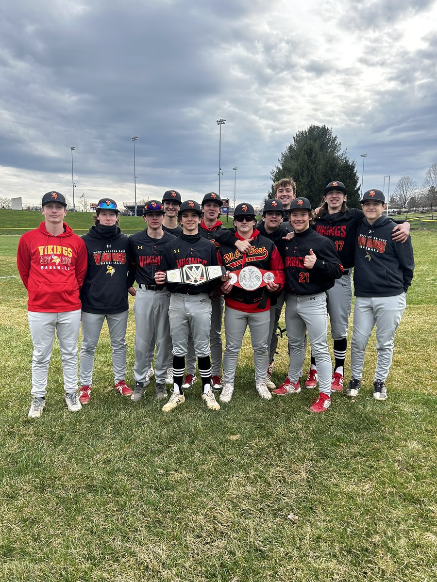 The Vikes! We take the season opener 6-2 over AG. We are back in action next Tuesday against Great Valley at Trenton Thunder Ballpark! 

Player of the game: Jeremy Coccia
Spark plug of the game: The Dugout

#FamilyTime