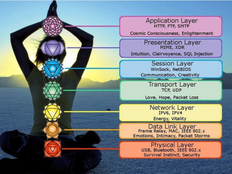 When I align the OSI layers just right, I achieve network nirvana. My data flow is in such perfect harmony, that I stopped measuring uptime in days, but instead I measure it in lifetimes. ☮️ 🪷