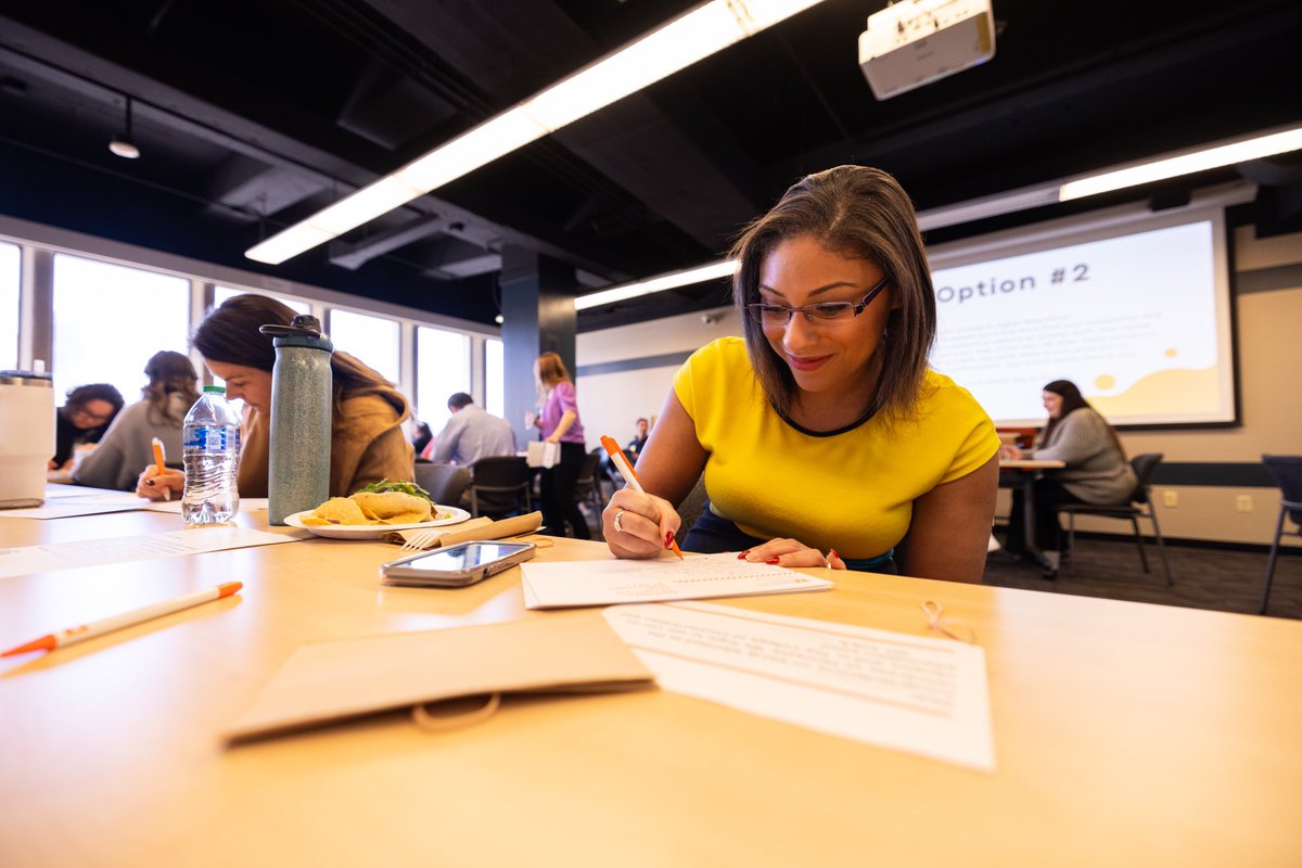 Grateful for our dedicated faculty and staff. Together we enjoyed writing postcards to admitted students today. We are so excited to welcome them into the CCI family this coming fall! #NewVols #UTK28