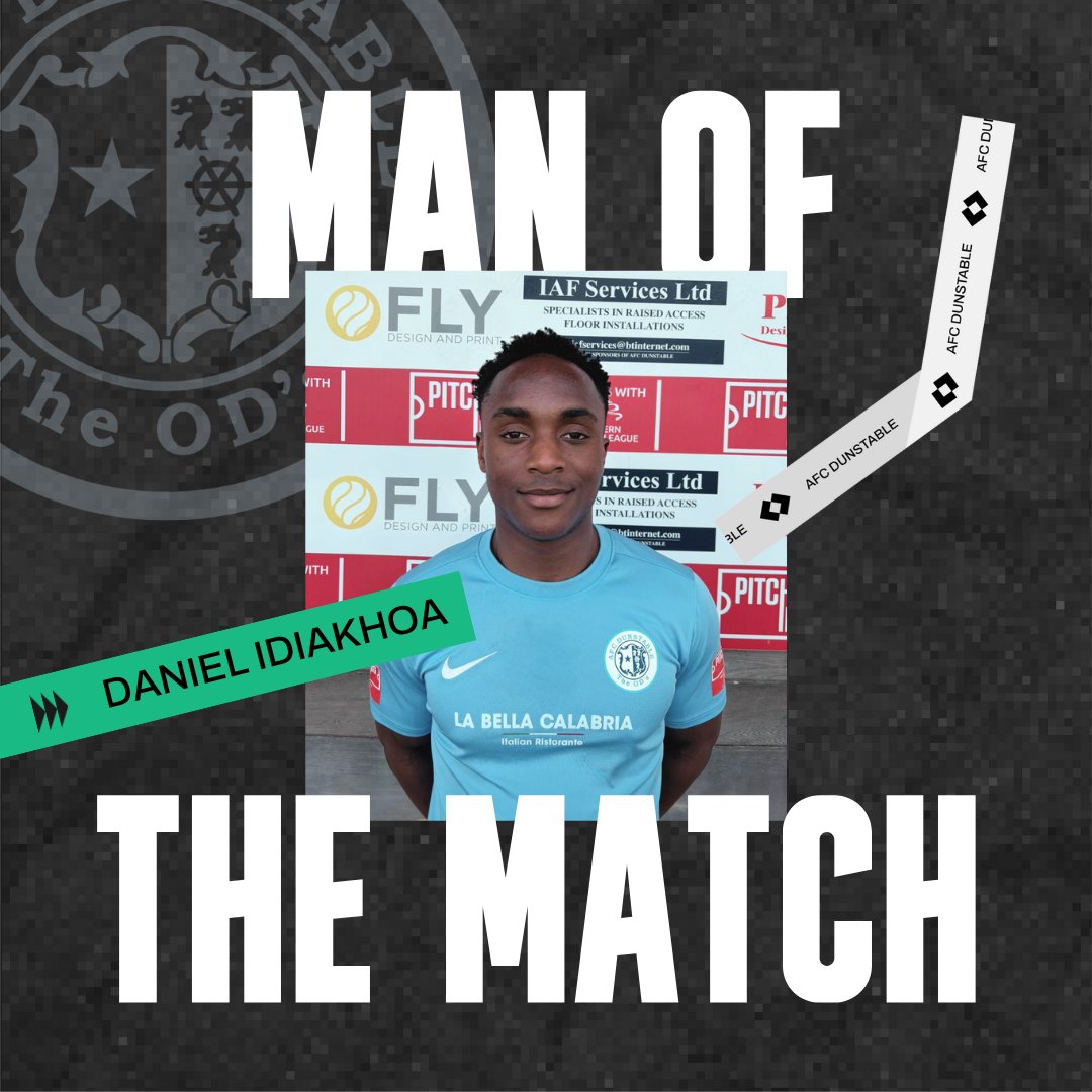 Tonight's man of the match is <a href="/Danielidiakhoa/">Dan Idiakhoa</a> 👏

#afcdunstable #COYODs 🔵
