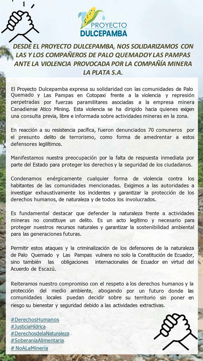 Proyecto Dulcepamba tweet media