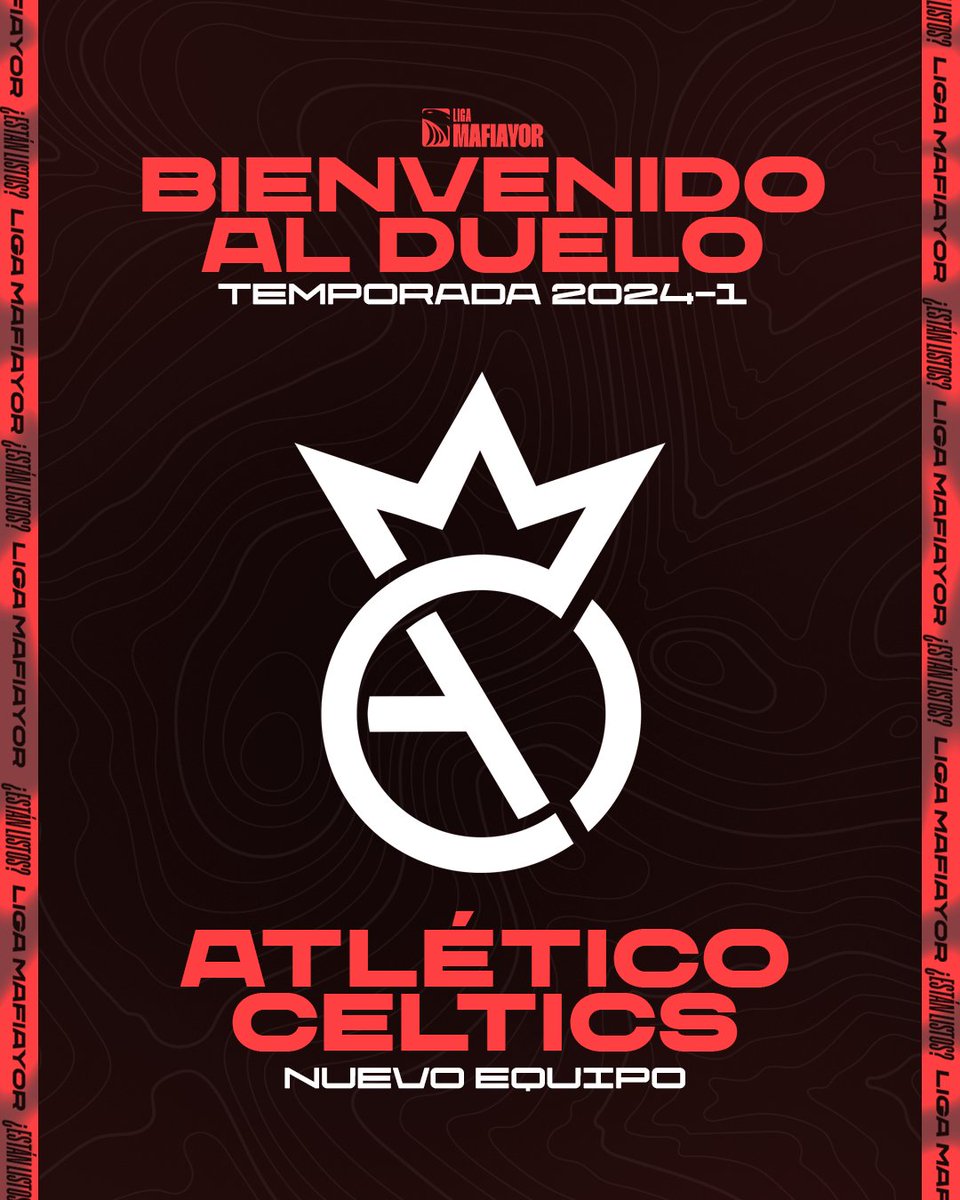 MAFIAYOR_ok's tweet photo. ¡Ahora si, estan todos! ✅

🇧🇷 Desde Belo Horizonte llega el Atlético Celtics. Tendrán su debut en la primera temporada de la Liga 2024-I.

#SomosMafiayor | @AtleticoCeltics https://t.co/5mkxFn86zv
