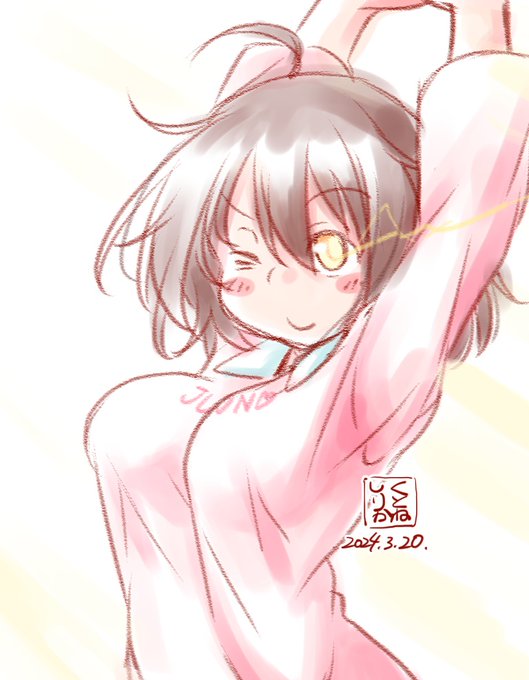 「巨乳 深夜の真剣お絵描き60分一本勝負」のTwitter画像/イラスト(新着)