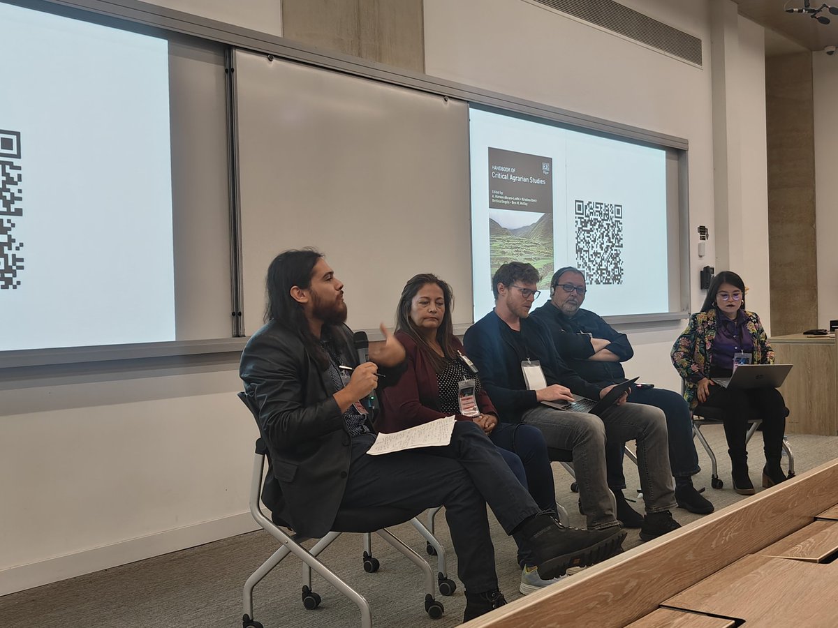 Engaging roundtable discussion underway at the Global Land Grabbing conference, focusing on the vital significance of 'critical agrarian studies' in comprehending the complexities of land grabbing and agricultural  extractivism in the Global South. #LandGrabbing2024