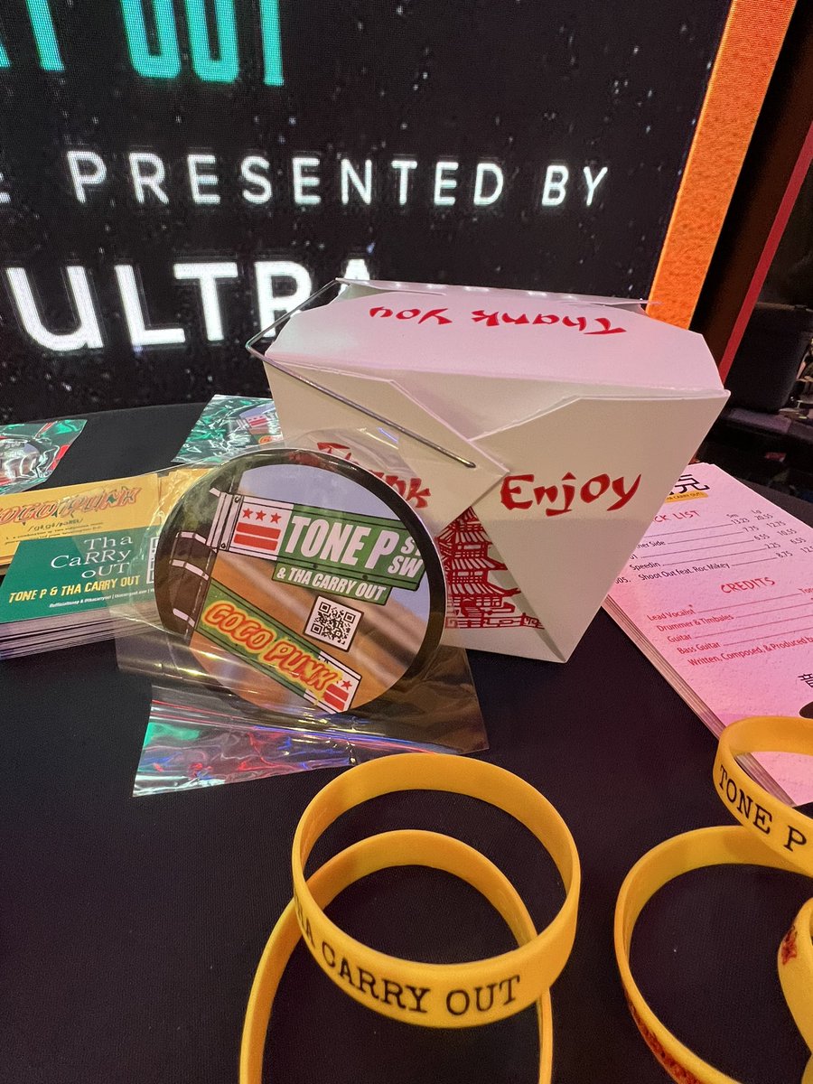 DCSuperSid's tweet photo. Right now at the Capitol One Arena for the @officialtonep and the Carry Out performance at @DistrictEDC These brothers have combined Go-Go and Punk Rock #dontmutedc #gogopunk https://t.co/GgctMY3aSy