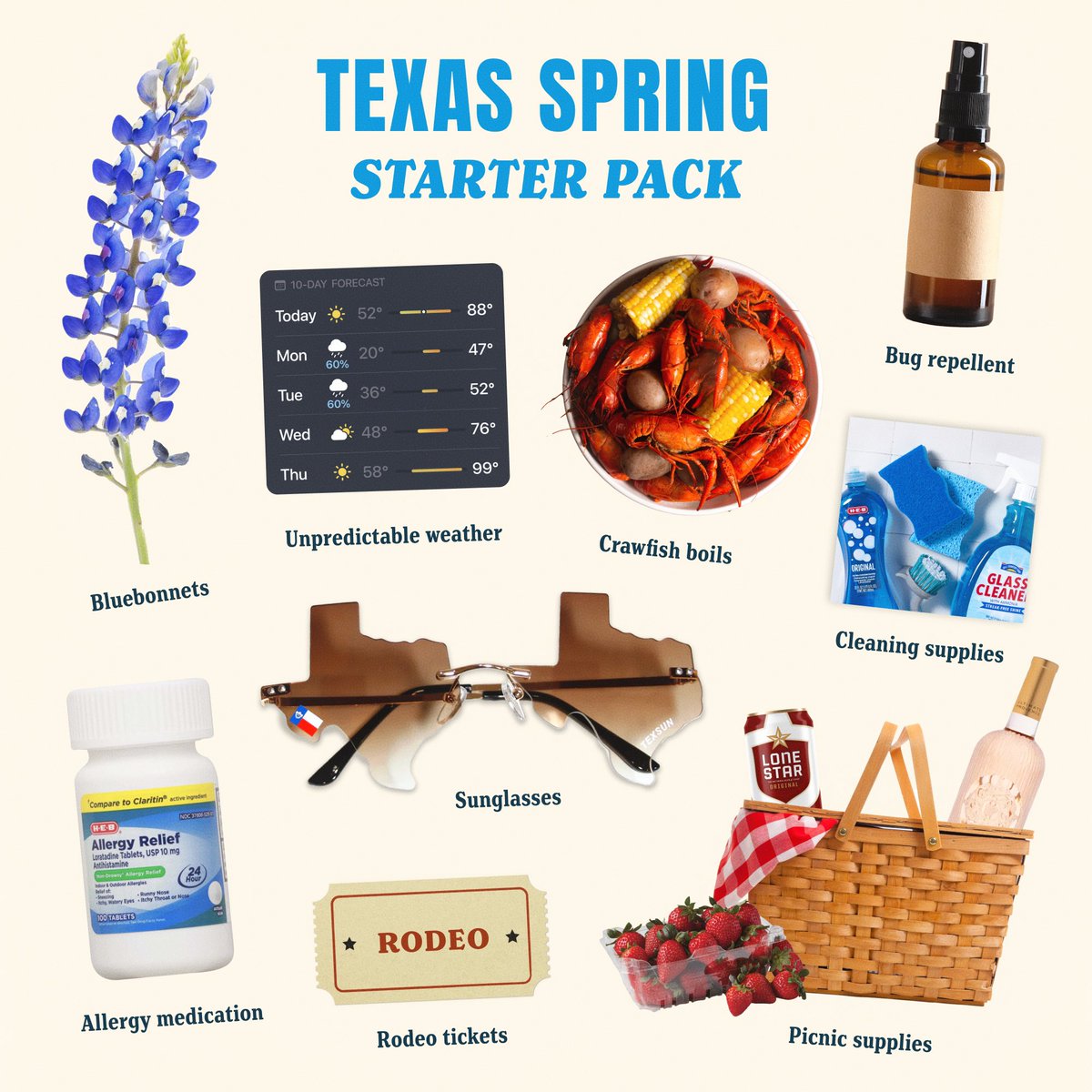 Happy #FirstDayOfSpring! 🌷 Whether you’re itching for a picnic or itching from bug bites, we have your back.