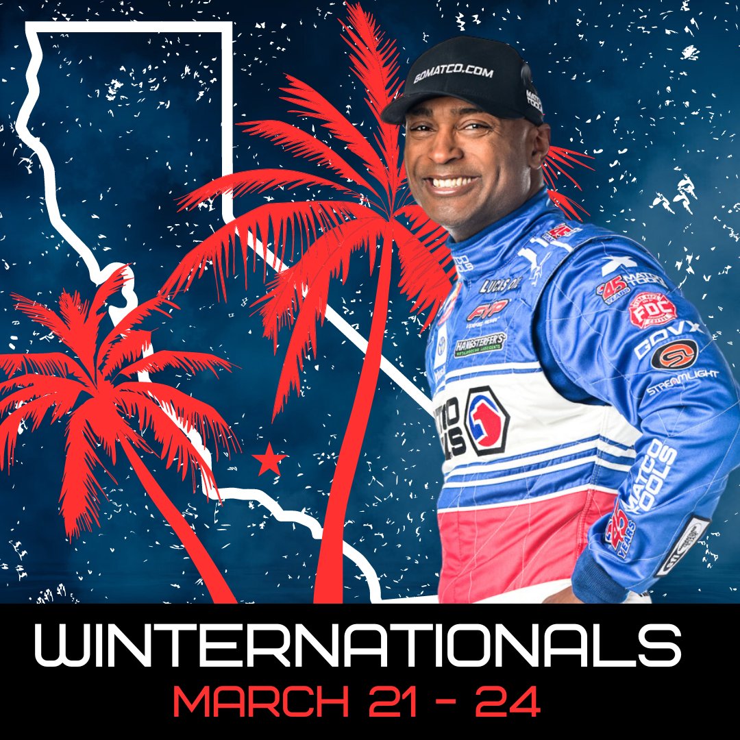 Heading to Pomona, California this week for @Lucas_Oil Winternationals

Catch all the #winternats finals coverage from 7-10 pm ET on FS1! #NHRAonFox

@matcotools ☆ @Lucas_Oil ☆ @ToyotaRacing ☆ @Hangsterfers ☆ @FVPparts