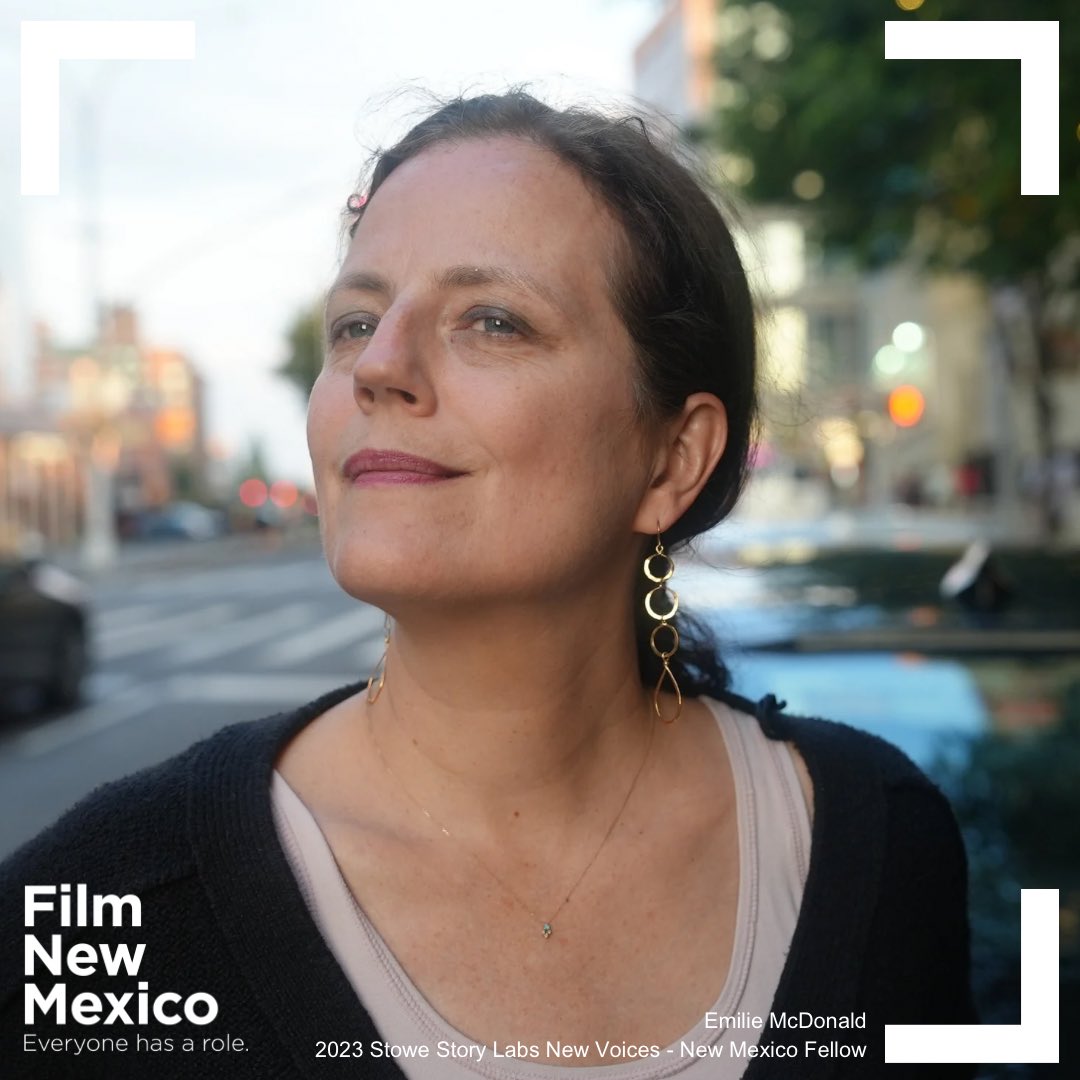 Have you considered applying for the Stowe Story Labs New Voices • New Mexico screenwriting program? If so, you will want to catch our chat with Emily Blythe McDonald, a local filmmaker and program alumni. Catch her story by clicking 👉🏼 nmfilm.com/local-impact/n… #NMFilm