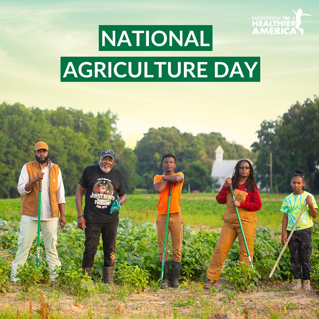 Happy #NationalAgDay to our amazing farmers! ‍‍ From nourishing our communities to feeding the nation, farmers are the backbone of a healthy food system. We are grateful to all farmers for your dedication and hard work! 👩‍🌾