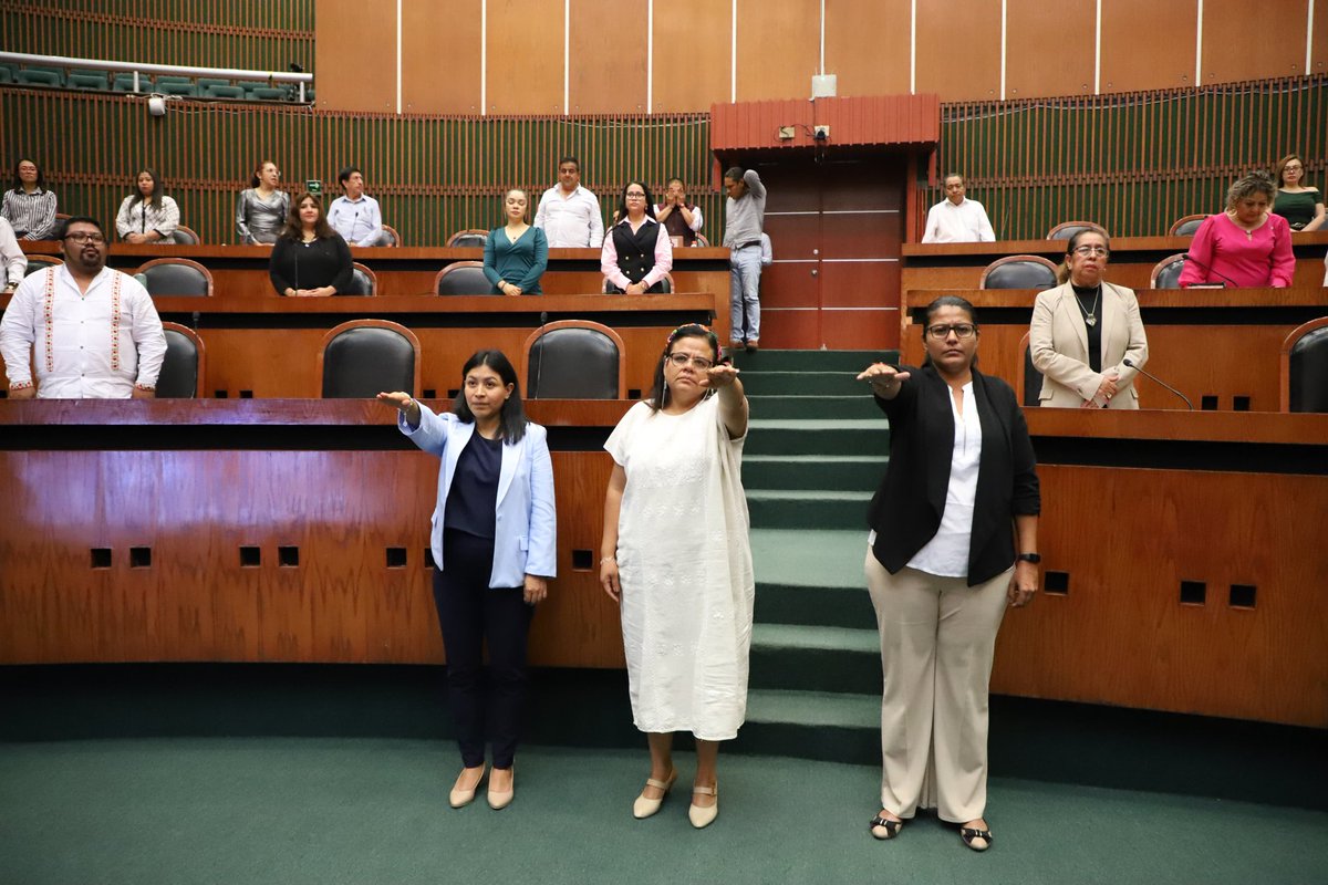 La Diputada Gabriela Giles Rodriguez integrante del Grupo Parlamentario del PRI en el Congreso del Estado de Guerrero tomó protesta como integrante de la Comisión de la Juventud y el Deporte