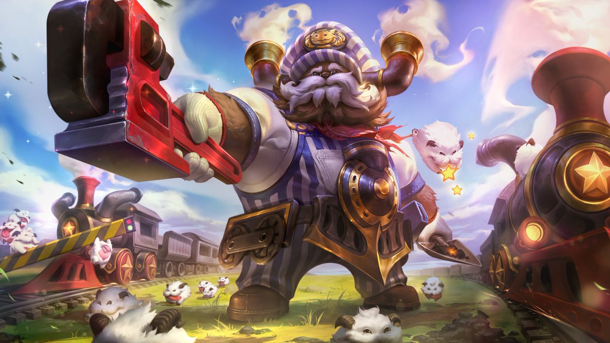 lol_es's tweet photo. Llega la skin más chuu chuu chuli a la Grieta 🚂 https://t.co/nYvaHJr8kN