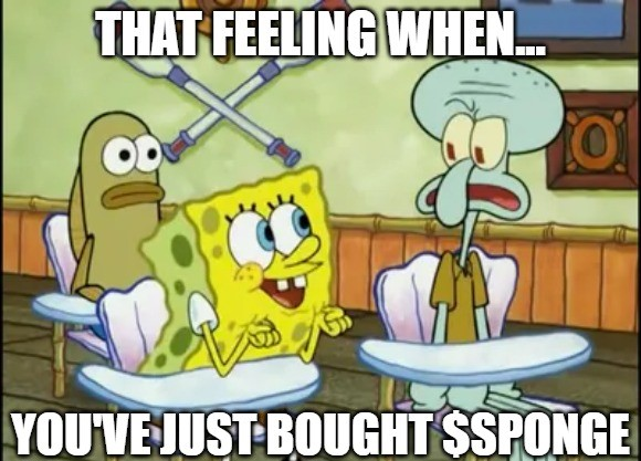 SpongeAvax's tweet photo. That $SPONGE feeling...

We will conquer🔺🧽

$AVAX https://t.co/gE8hA11tjL