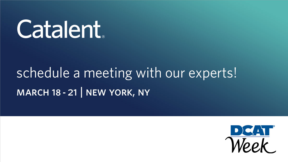 Catalent_'s tweet image. It's #DCATweek! We are super excited to reconnect with our customers and colleagues in NYC! Let's explore partnership opportunities for your upcoming projects. Make sure to book a meeting with us today. ow.ly/c1bk50QKiGz

#DCATweek24