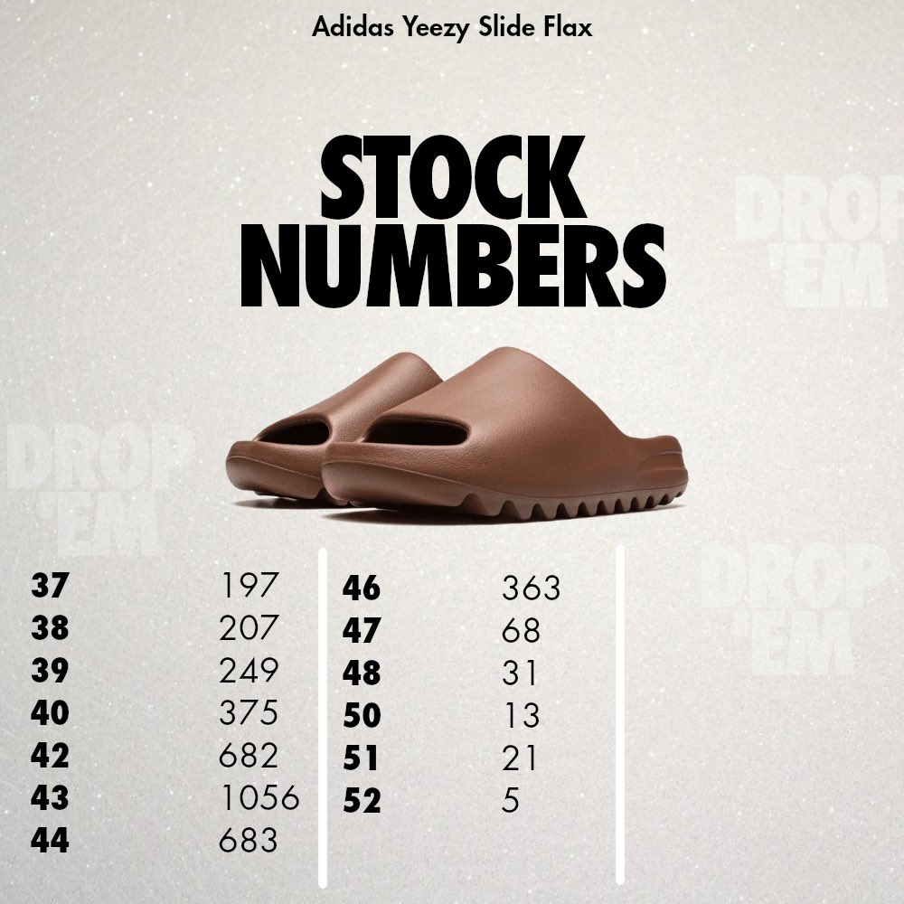 Stock Adidas Yeezy Slide „Flax”