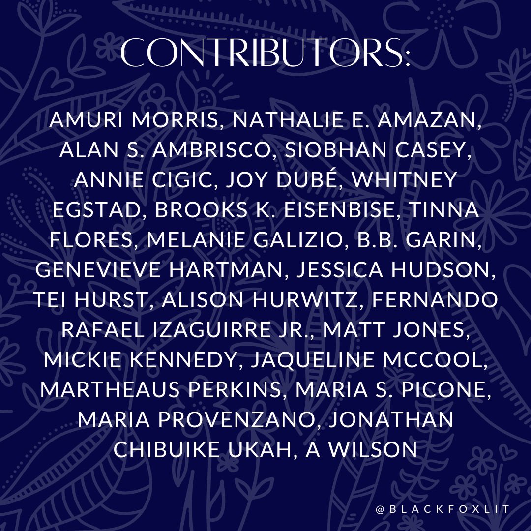 blackfoxlit's tweet image. Who else is in love w/this cover? 😍 Our 26th issue is here! You know the drill. Read it online for free or grab a print copy. Thanks to our contributors &amp;amp; the BFLM team for making #26 happen! Let’s do it again this summer. 🦊 #litmag #litmags #litjournal blackfoxlitmag.com/current-issue/
