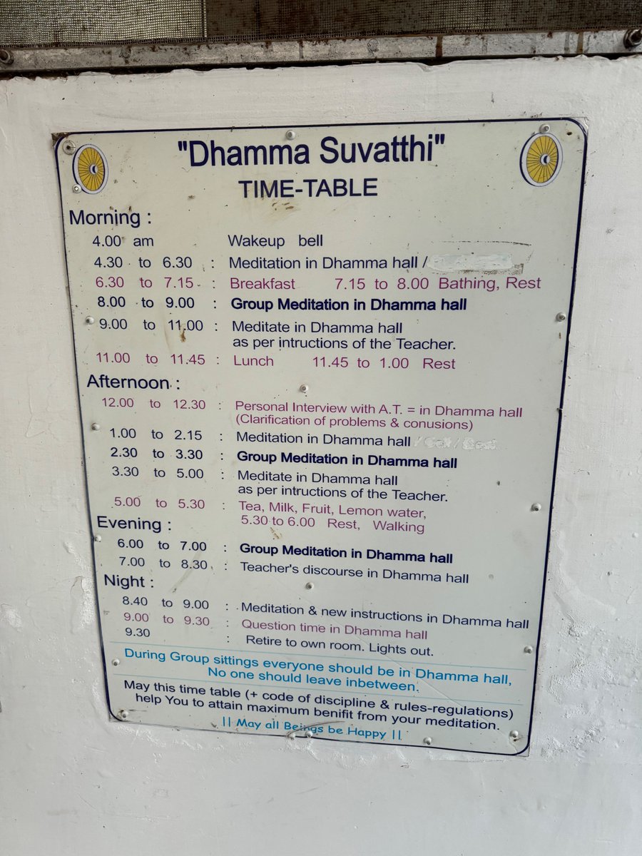 Completed first Vipassana. Extremely challenging.