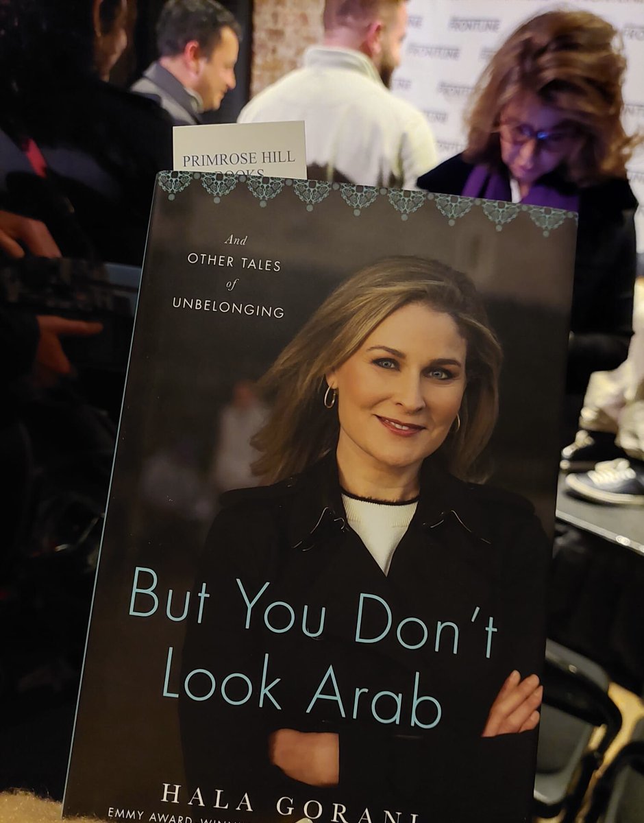 Adding to my library of books by incredibly inspirational women, memoir by one of my all time fav journalists @HalaGorani , and she’s super lovely to boot. ❤️🧿