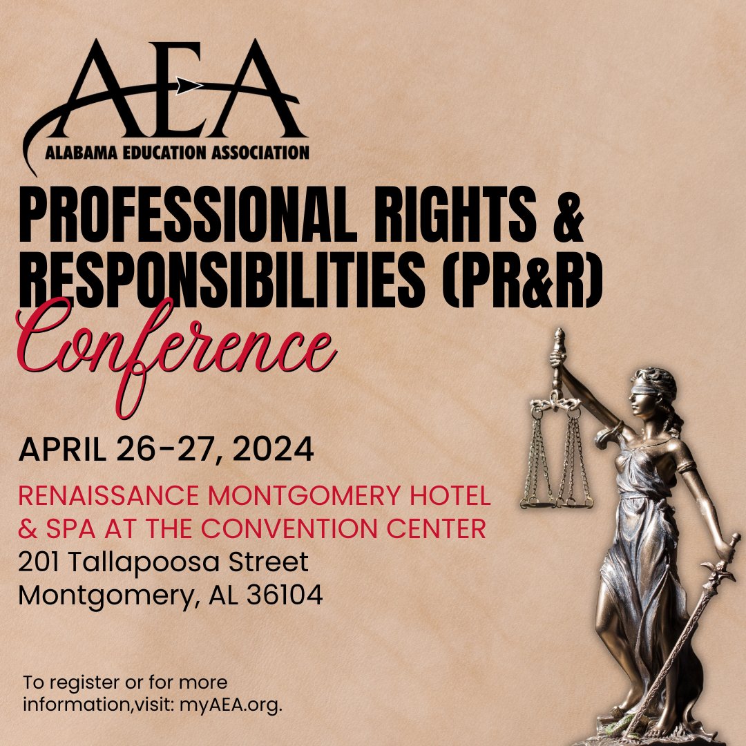 Join us in the Capital City on April 26-27 for this year's PR&R Conference! To register or for more information, visit bit.ly/3II9WtO. #myAEA