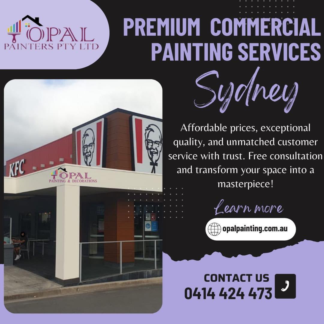 TalgatAbbas's tweet photo. Experience the epitome of commercial painting with OPAL Painters Pty Ltd ! 🎨✨ Transforming visions into vibrant realities with meticulous craftsmanship. 
Call: 0414 424 473

#MyOPAL #CommercialPainting #Painters #Australia #Sydney https://t.co/XnlaDmfIpz