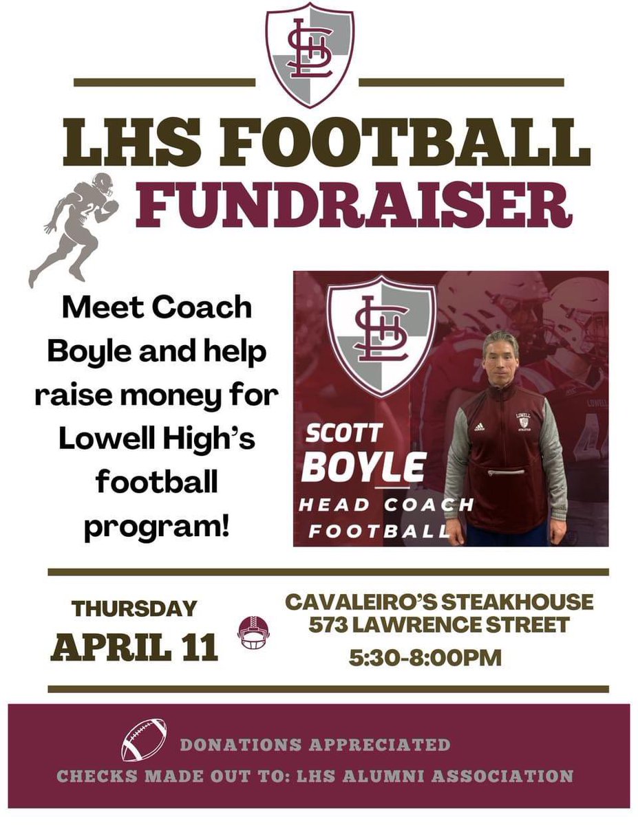 Lowell High Football tweet media